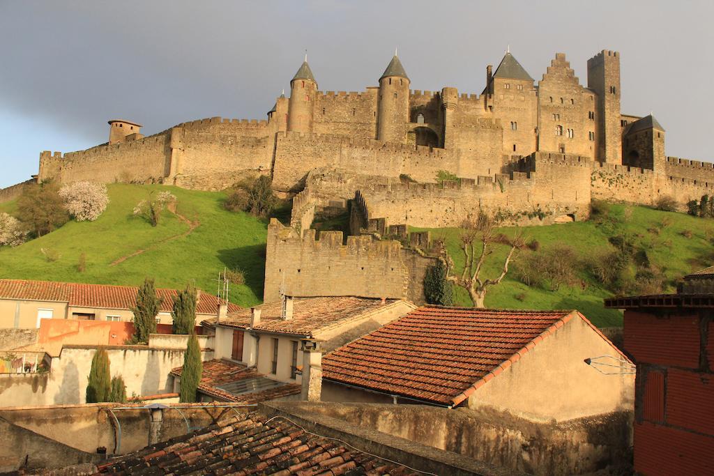 Le Patio Cathare Lägenhet Carcassonne Rum bild